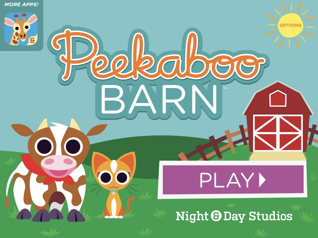 Mobile game for speech therapy, Peekaboo Barn